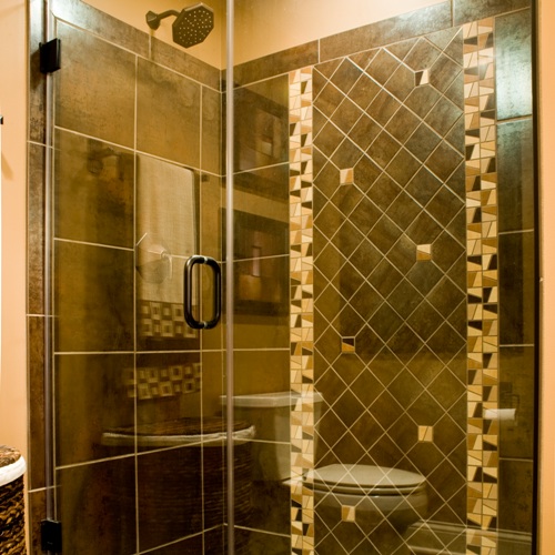 Bathroom shower and tile in Dublin Ohio