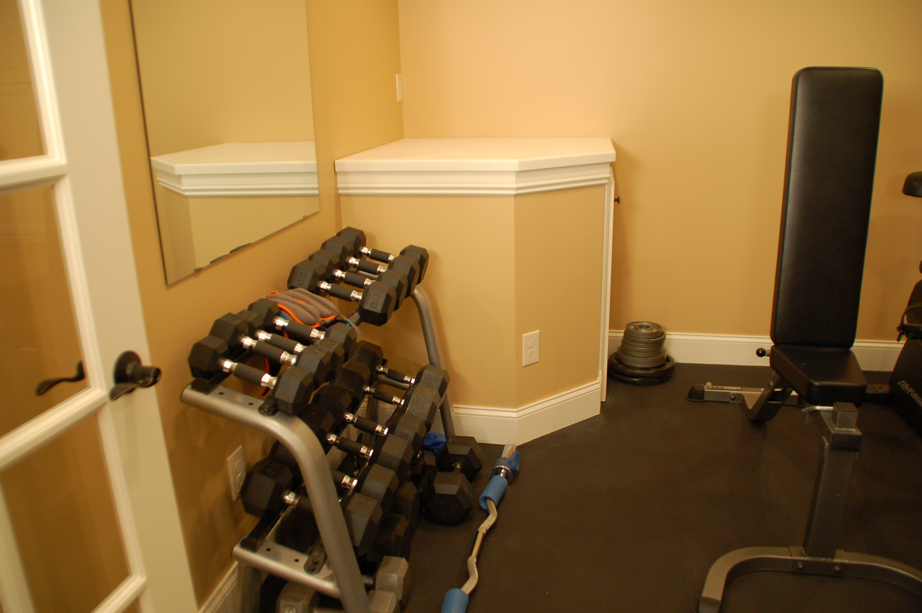 Basement Finishing workout exercise room Powell OH