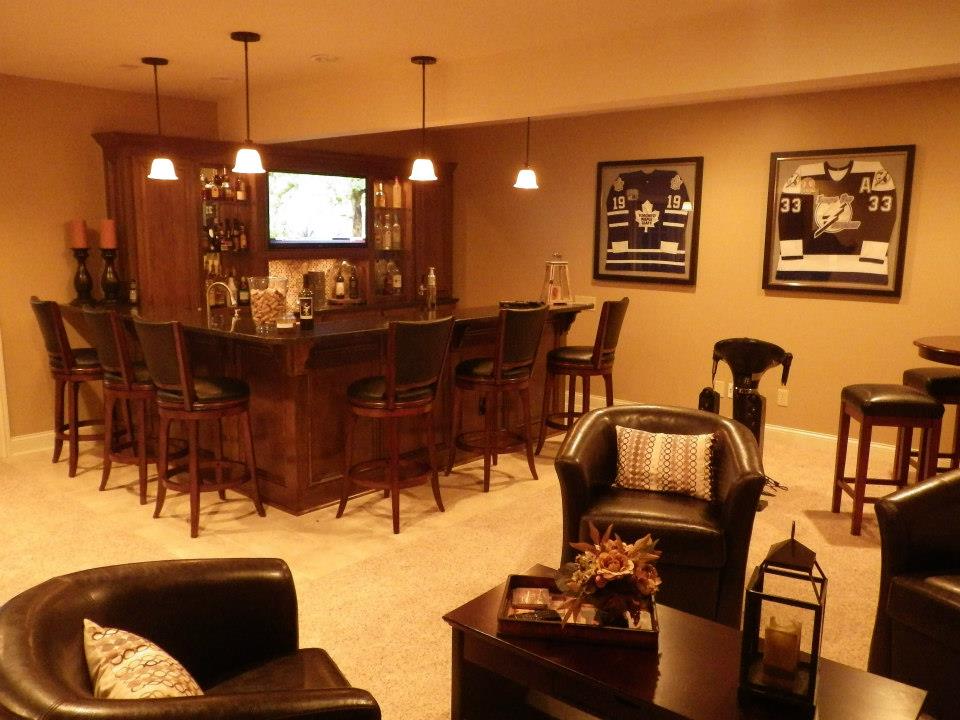 Basement wet bar Dublin Ohio