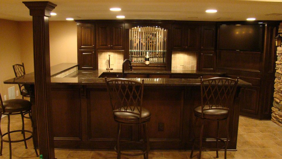 Basement wet bar basement remodel Lewis Center